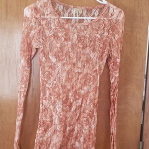 Lace Long Sleeved Top